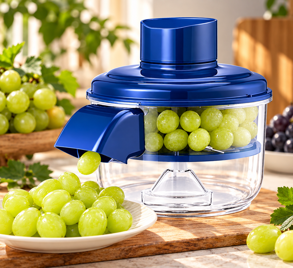 Pelador Eléctrico De Frutas Azul