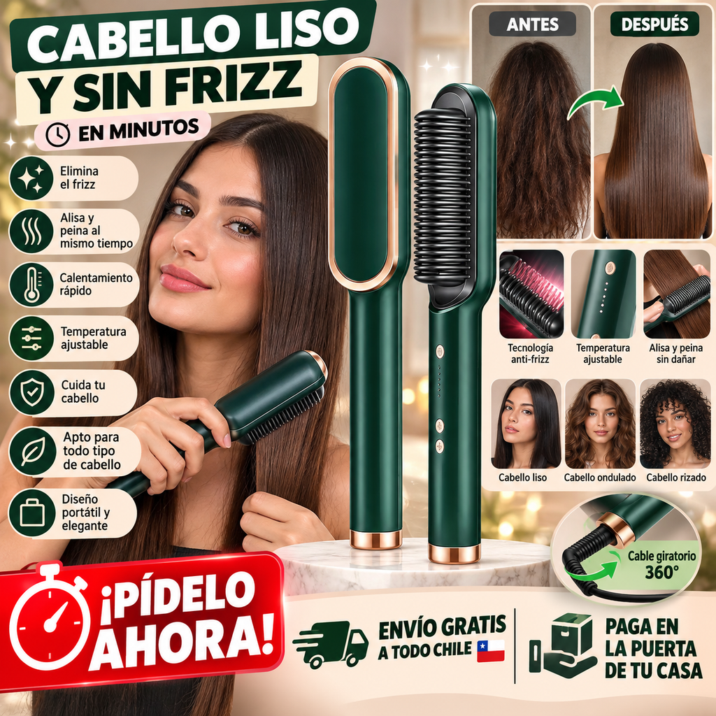 Cepillo Electrico anti frizz