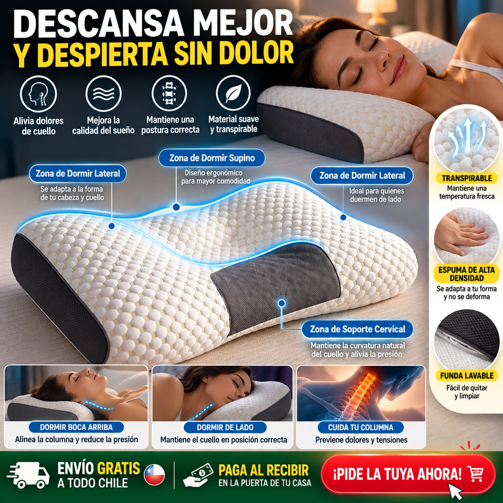 Almohada Cervical Ergonomica
