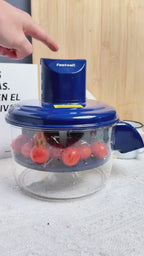 Pelador Eléctrico De Frutas Azul